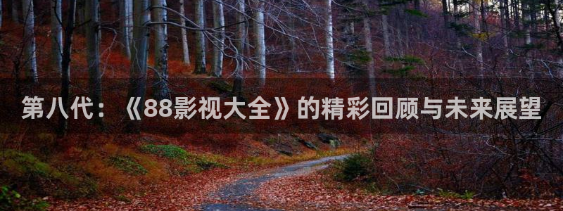 麻豆影视免费下载：第八代：《88影视大全》的精彩回顾与未来展望